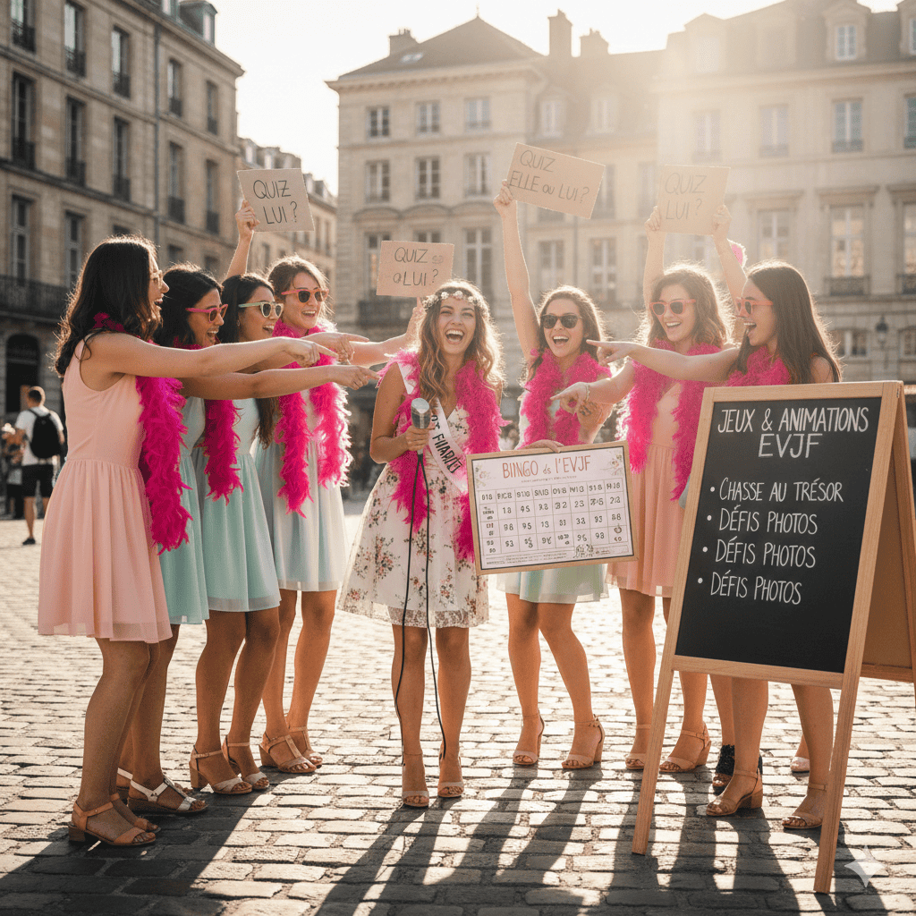 Idée de jeu, de gage, de défi et d'animation pour l'EVJF