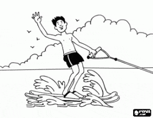 Une fin de célibat nautique, sur des skis...